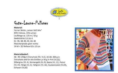 Anleitung „Gute-Laune-Sommerpullover“ Gr. 36 – 40