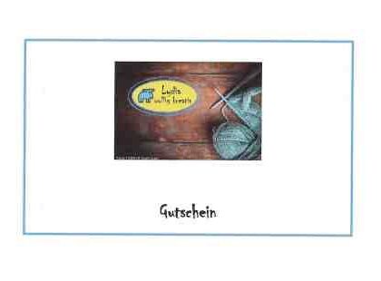 Gutschein - Postversand, wenn gewünscht personalisiert