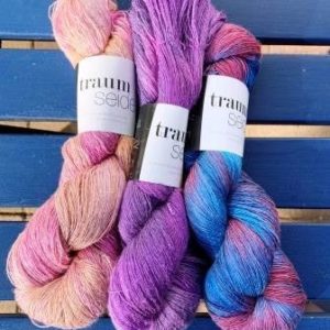 Atelier Zitron – Traumseide handgefärbt 100 g Strang