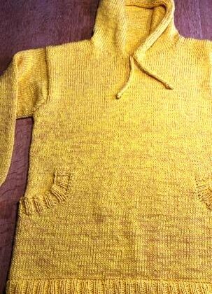 Kreativ-Set Hoodie Sonnenschein am Abend Gr. 36 bis 42