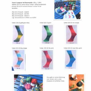 2. Sockenabonnement 2022 – 100 g Knäuel – „Paket-Preis“