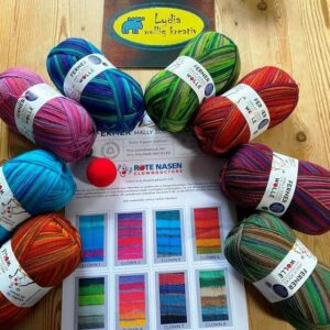 Ferner Mally Socks Rote Nasen Edition – Garn des Monats November/Dezember 2022