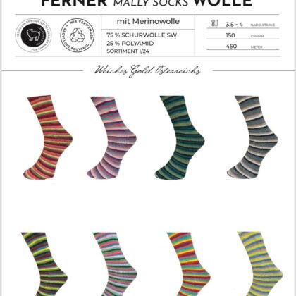 Ferner Wolle Mally Socks - reduziert - so lange Vorrat reicht